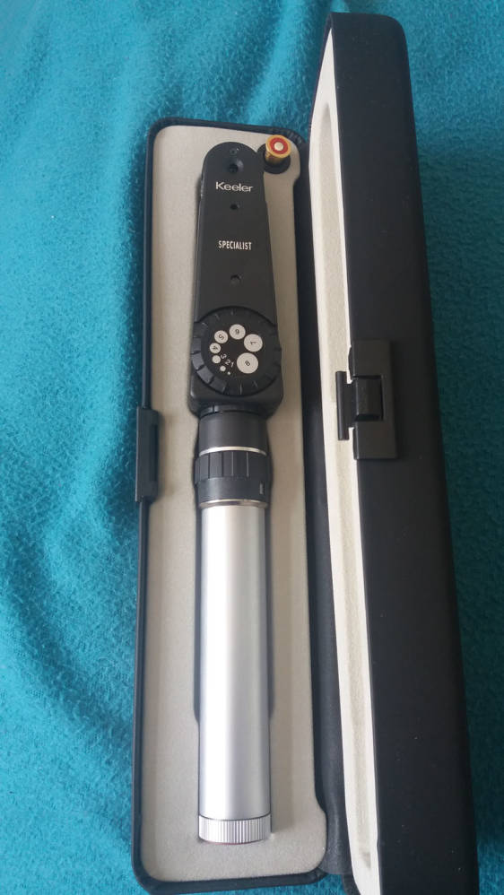 KEELER SPECIALIST OPHTHALMOSCOPE WITH LITHIUM MINI Used
