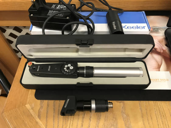 Ophthalmoscope & Ret Head & Charger