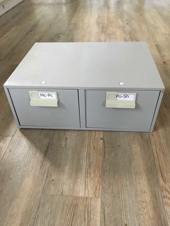 Record Card Filing Cabinet