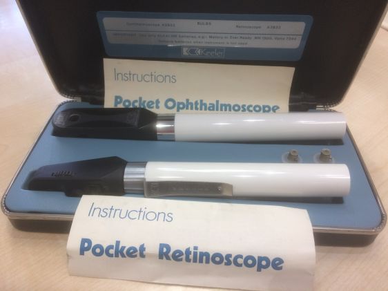 Pocket ophthalmoscope/retinoscope