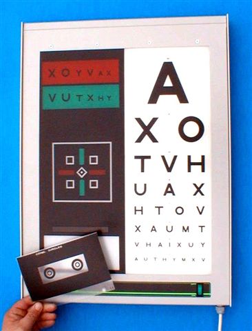 Slimline Plus Test Chart - Infra Red