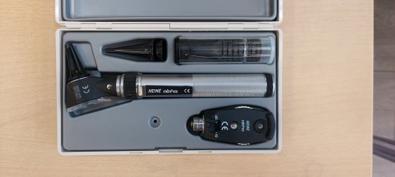 Heine Ophthalmoscope and Otoscope with case