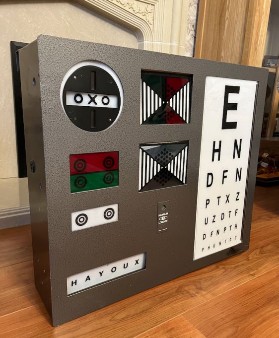 Hamblin London Vintage Optometris Eye Test Box
