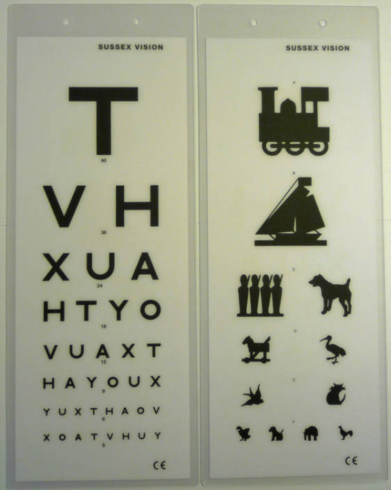 Snellen Chart 3m TVH/Child Pics