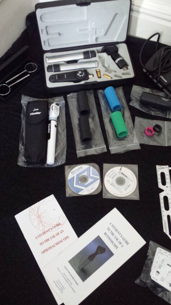 Keeler Specialist Ophthalmoscope/Retinoscope Set Used Ophthalmoscopes