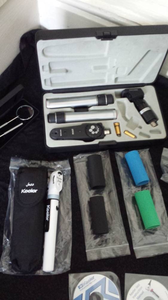 Keeler Specialist Ophthalmoscope/Retinoscope Set Reduced to Clear