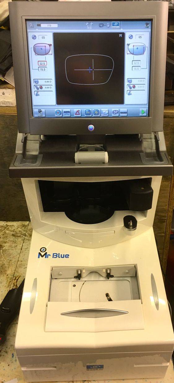 ESSILOR MR BLUE Used Lens Edgers Lab Equipment Used Optical