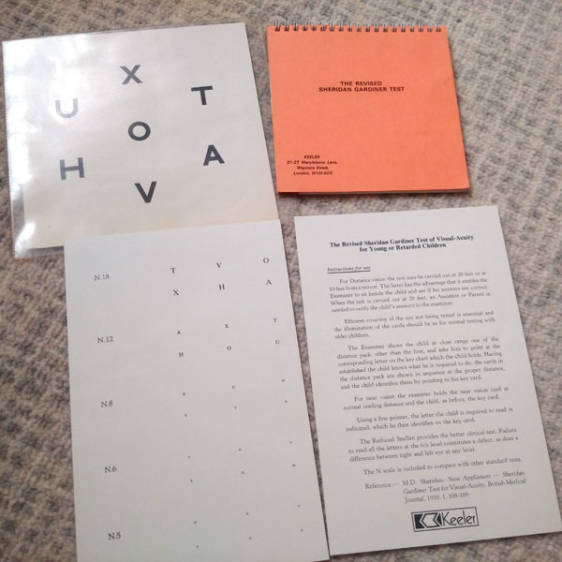 Sheridan Gardiner Test Used Accessories Ophthalmic Equipment Used