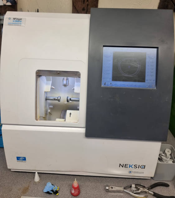 Neksia Edger and Mr Blue Blocker Used Lens Edgers Lab Equipment