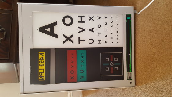 Illuminated Snellen Chart