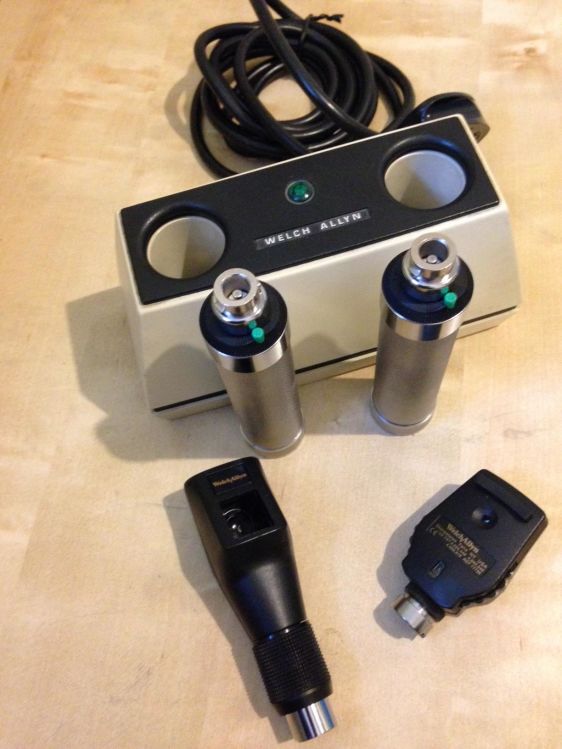 Welch Allyn ophthalmoscope & retinoscope set Used Ophthalmoscopes