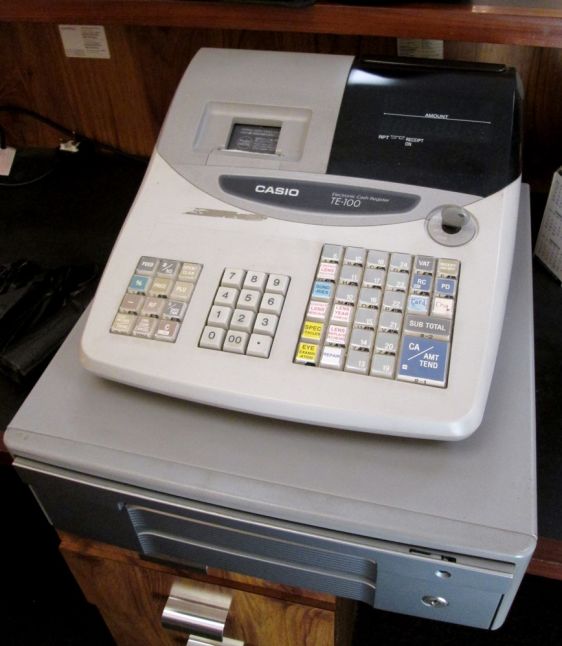 Casio TE 100 Cash Register