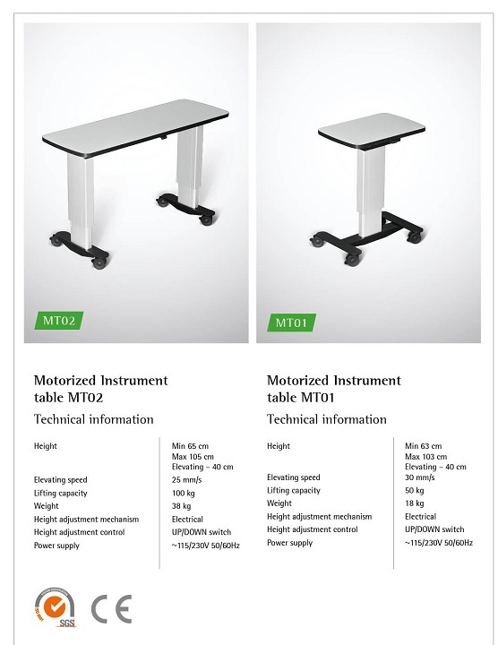 Electric table for 2 instruments NEW