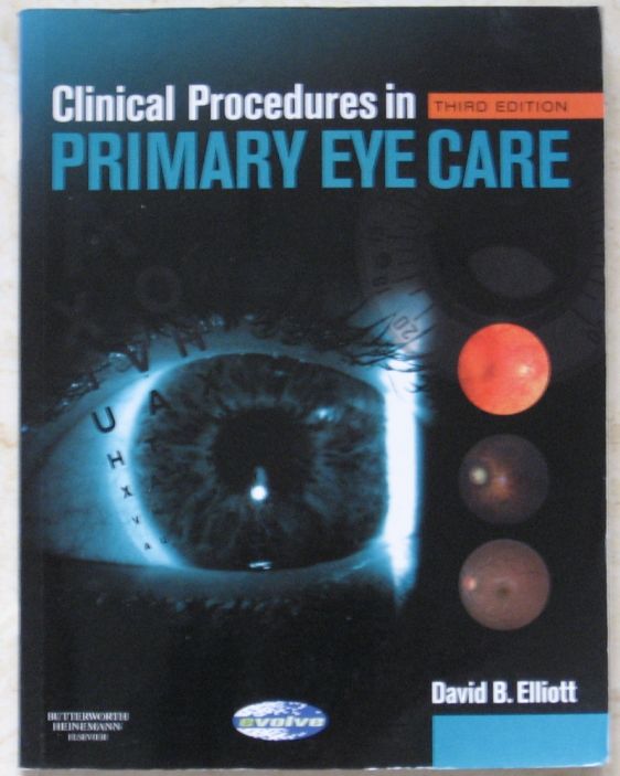 Clinical Procedures in Primary Eyecare 3rd Edition Used Books