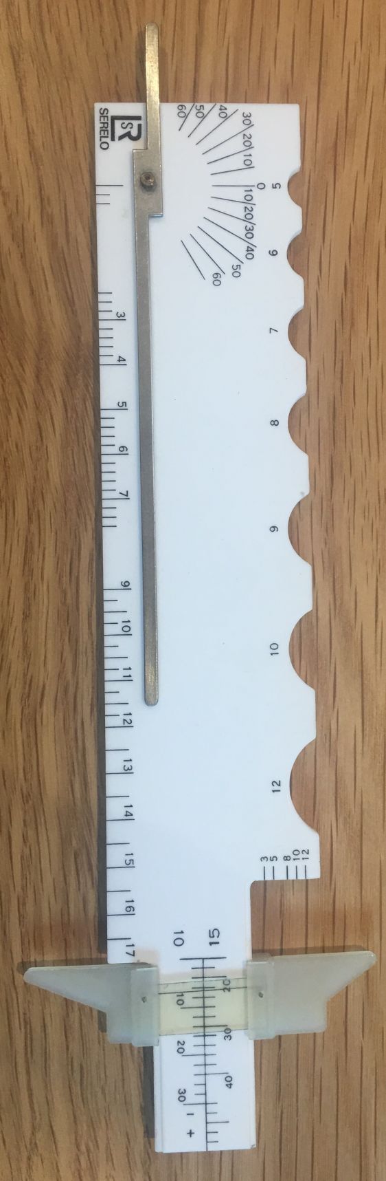 Rees-Fairbanks Facial Measurement Gauge for Optica