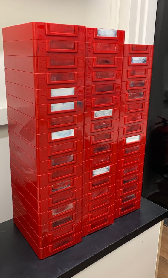 Rx Job Trays x 50 Used Lens Trays Lab Equipment Used Optical Equipment and Ophthalmic