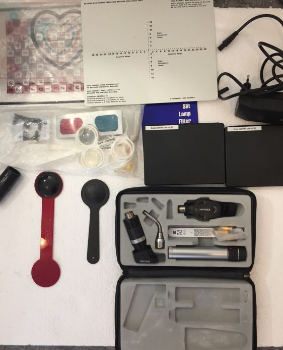 Keeler Retinoscope and ophthalmoscope set Used Ophthalmoscopes