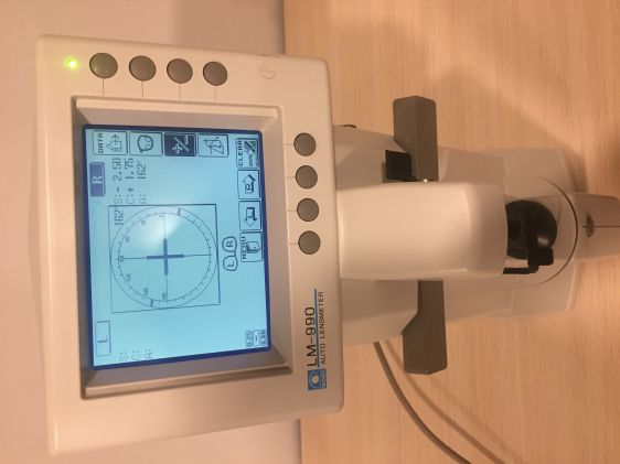 Nidek LM-990 lensmeter with printer
