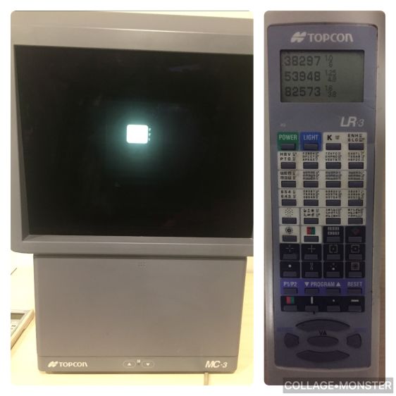 Topcon MC-3 space saving chart