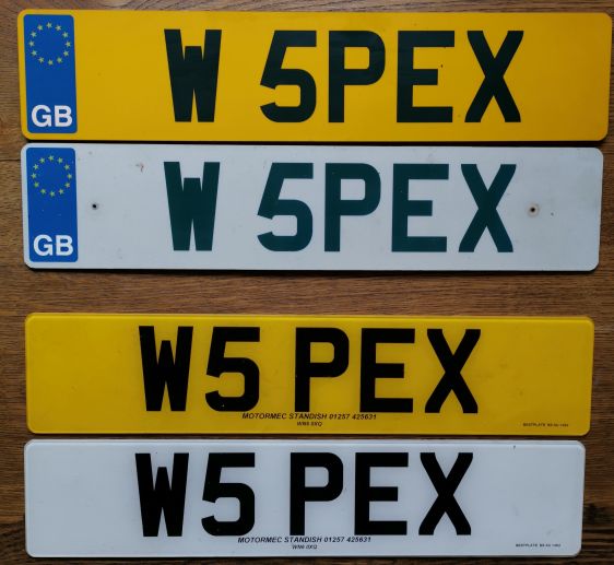 Car Registration Plate