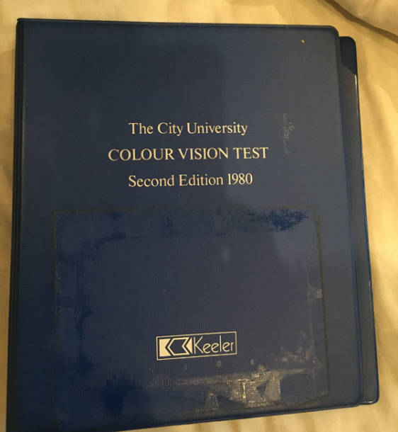 city university colour vision test