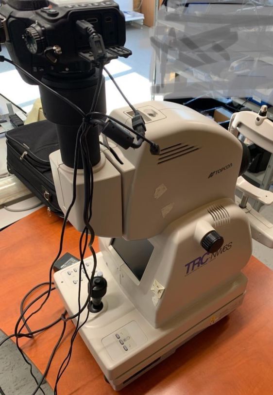 Topcon NW6S camera for parts