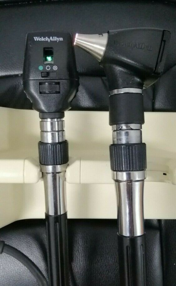 Welch Allyn 767 Series Wall Transformer Otoscope Used Ophthalmoscopes