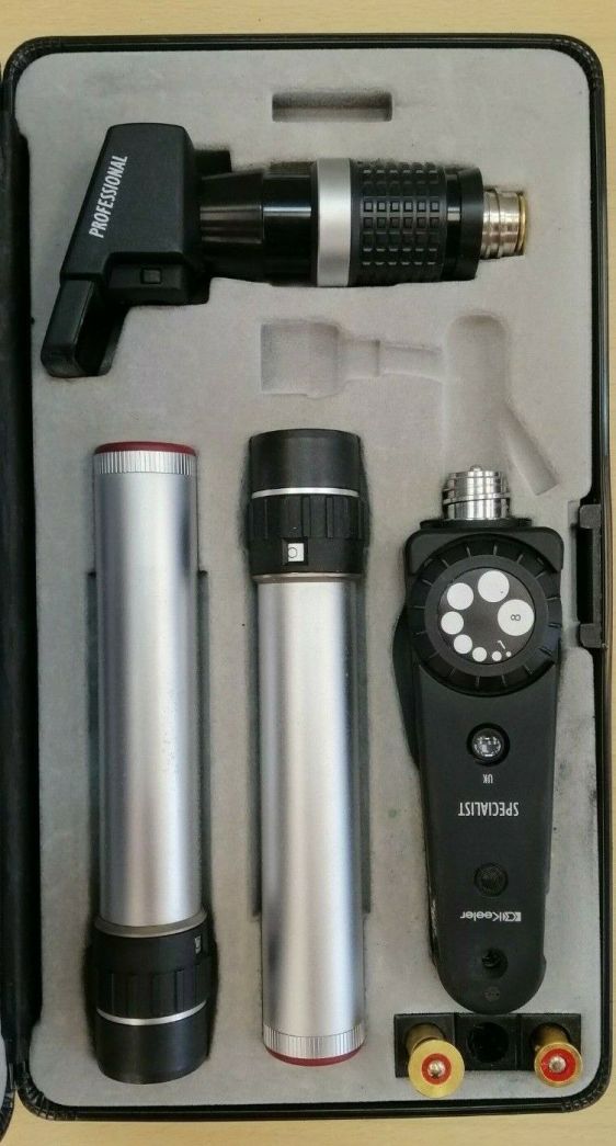 Keeler Specialist and Streak Retinoscope Set Used Ophthalmoscopes