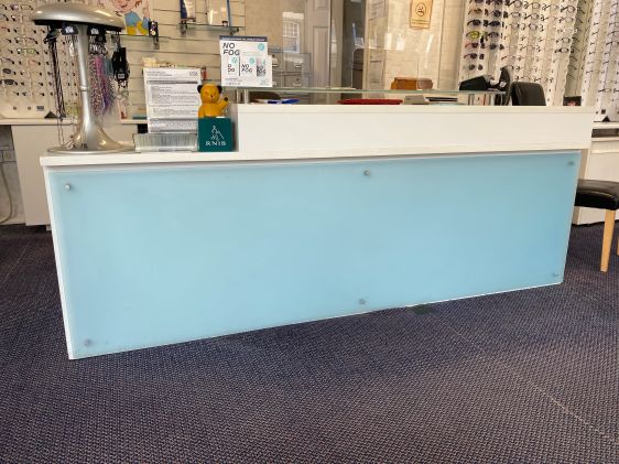 Bespoke Opticians Reception Desk