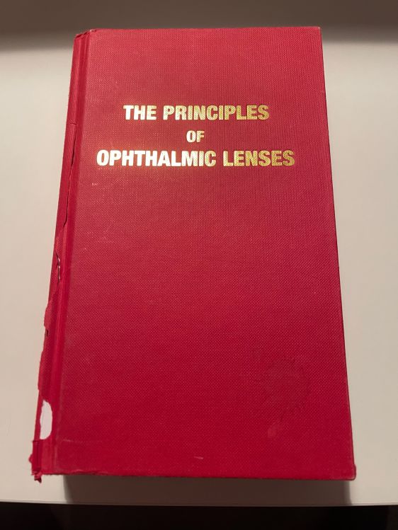 Principles of Ophthalmic Lenses