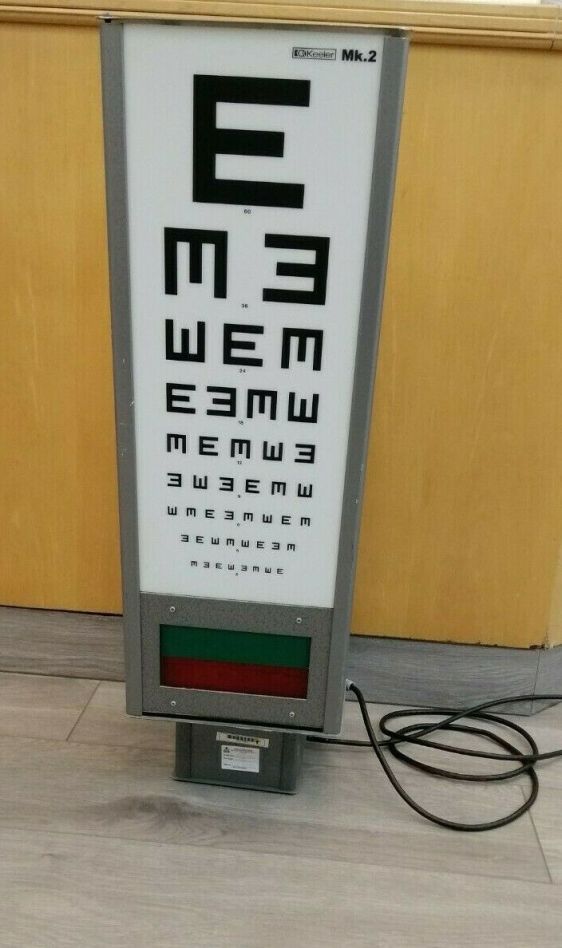 Eye Test Chart Box 