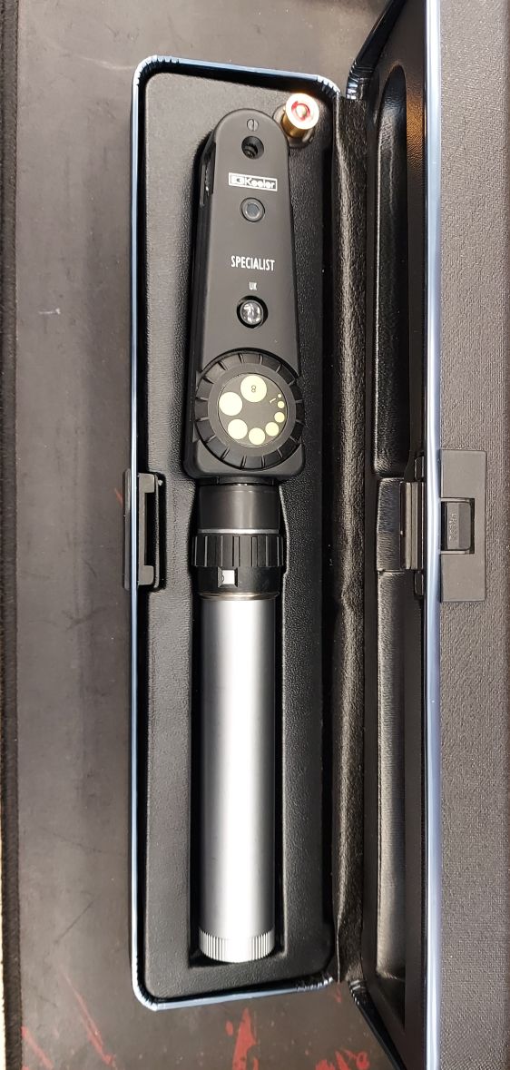 Keeler Specialist Ophthalmoscope 2.8V Boxed and Sp