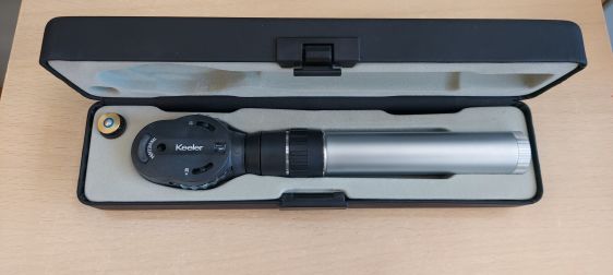 Keeler Professional Ophthalmoscope in case