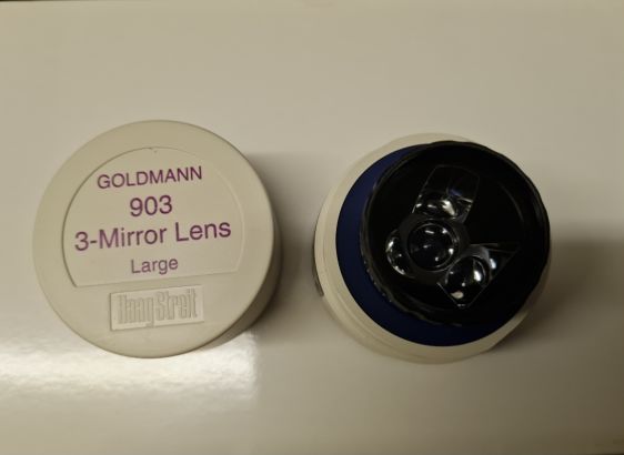 Goldmann gonio mirror lens