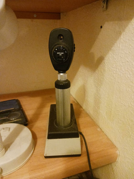 Heine direct ophthalmoscope