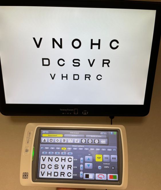 Vista Vision Test Chart