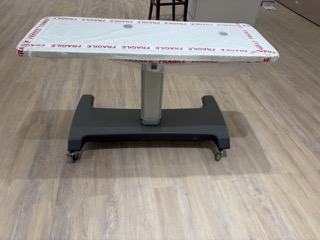 Double motorised table