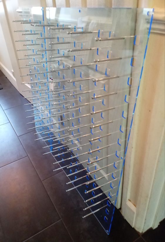 Perspex frame display panels