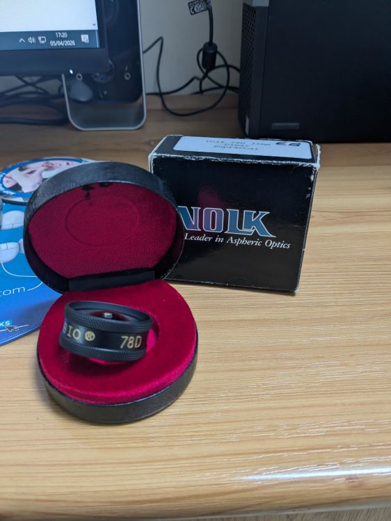volk 78D double aspheric lens