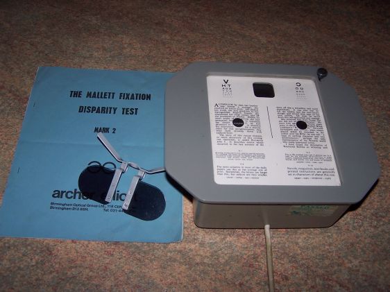 Mallet Fixation Disparity Near Test