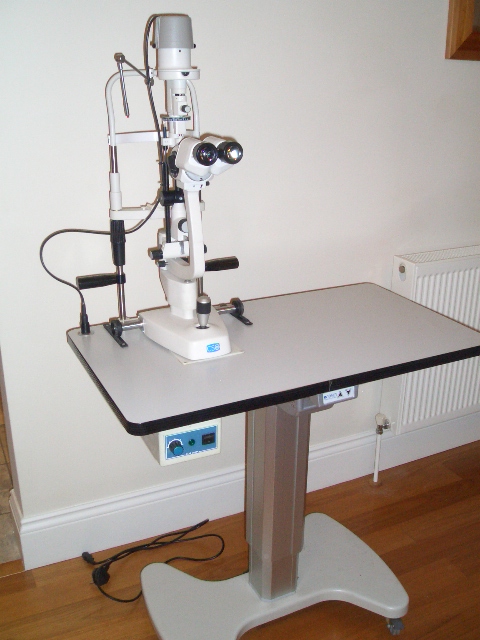 HS/Style Slit Lamp & Tomey Double electric table