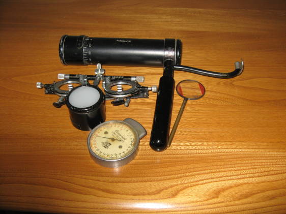 Selection of Opticians Equipment