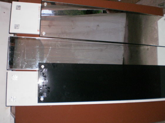 slat wall mirrors 110x25cm x 5