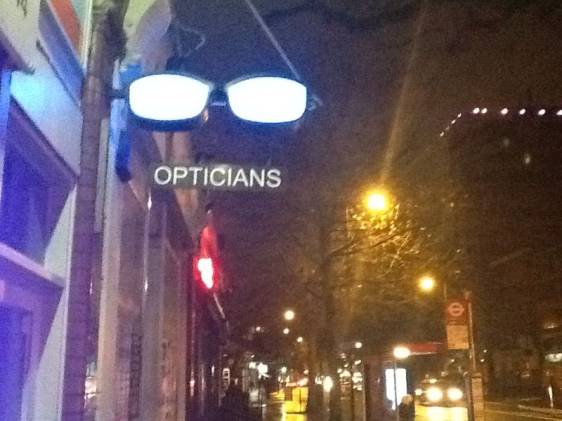 Opticians sign