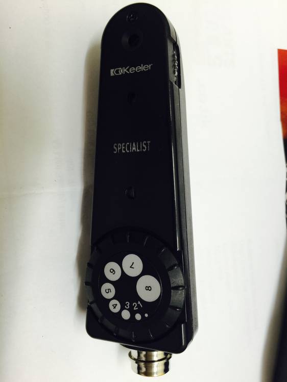 Keeler specialist ophthalmoscope head only 3.6v Used Ophthalmoscopes