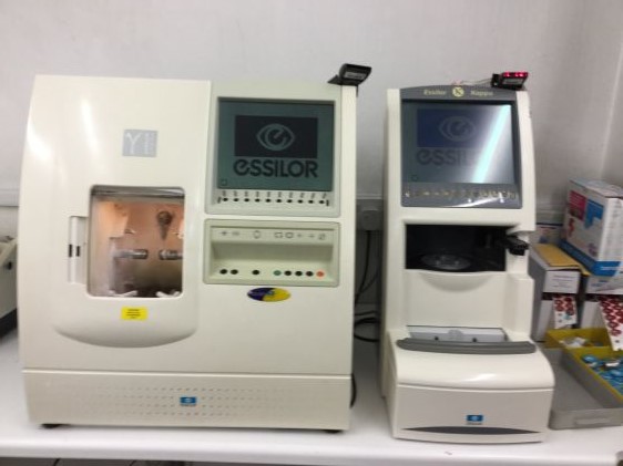 Essilor Kappa Tracer and Esslior Gamma Edger.