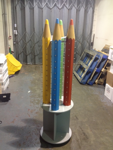 childrens pencil displays