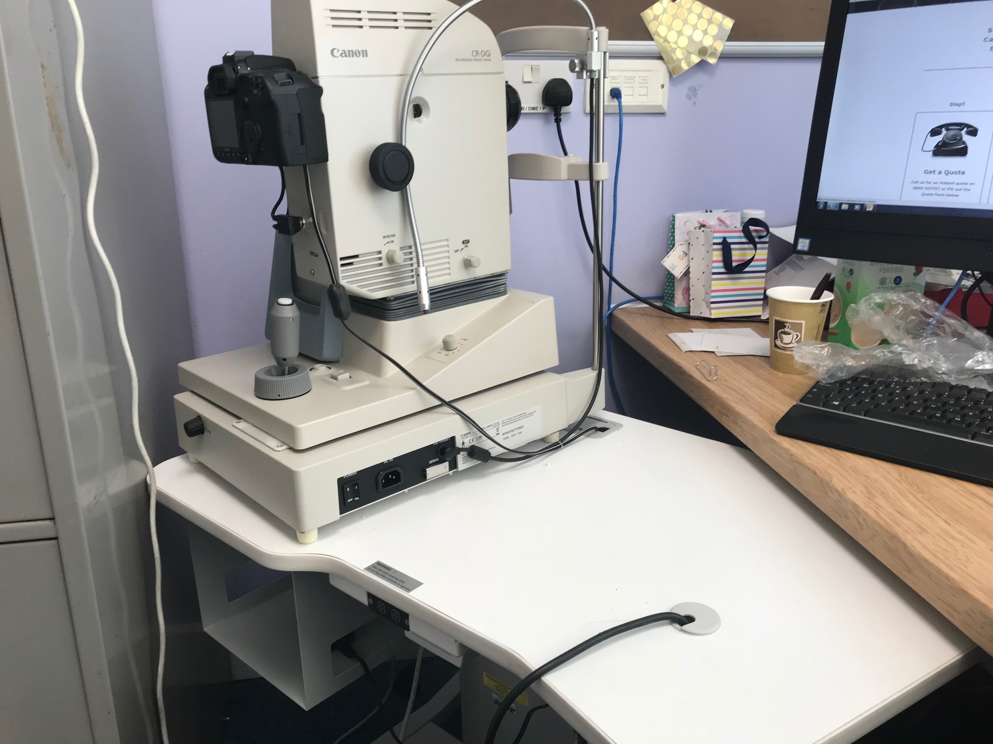 Canon CR DGi Unused Used Fundus Camera Ophthalmic Equipment Used