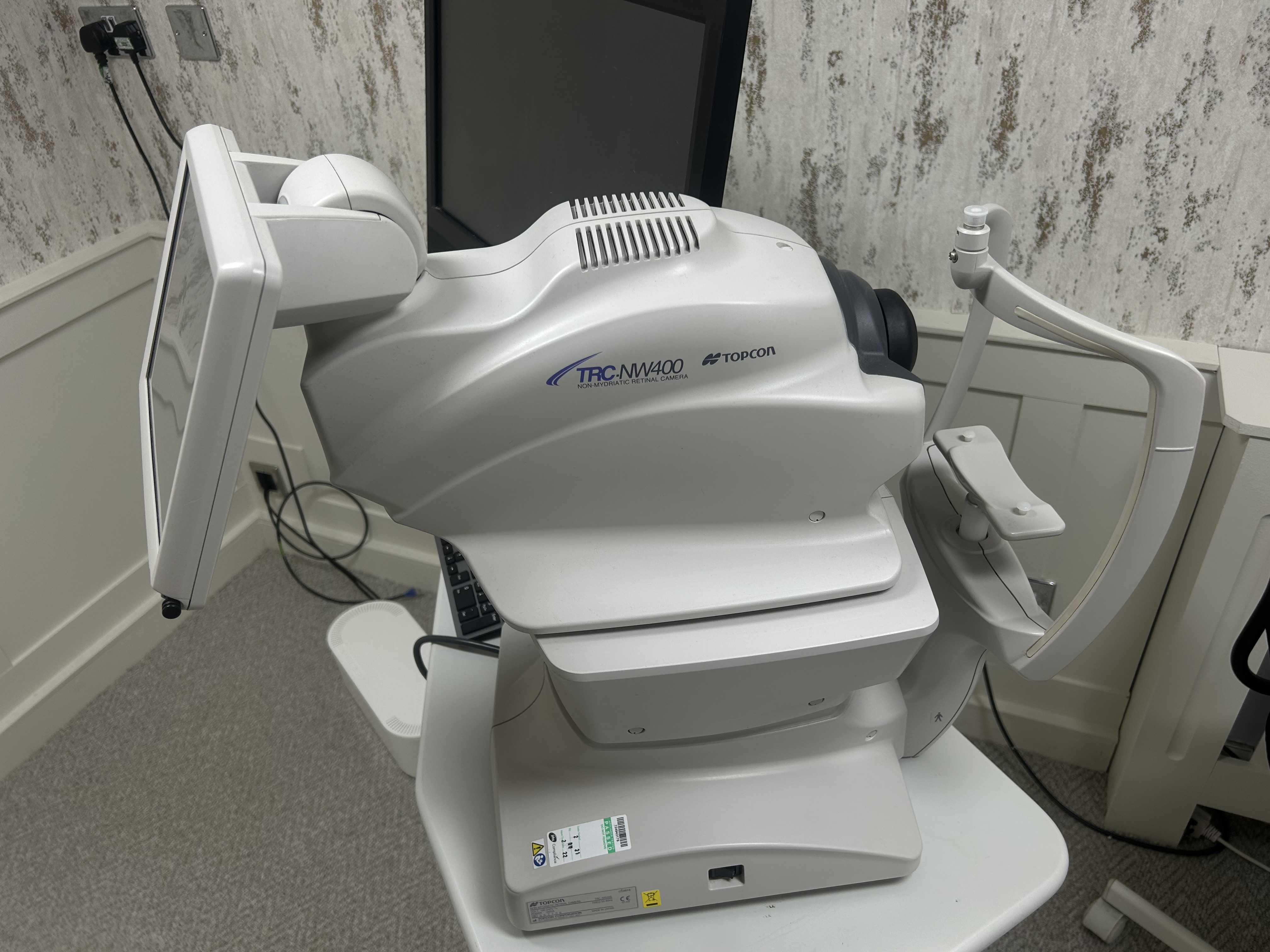 Topcon TRCNW400 NonMydriatic Retinal Camera Used Fundus Camera