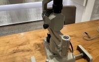 topcon sl-2d slit lamp with haag streit tonometer 